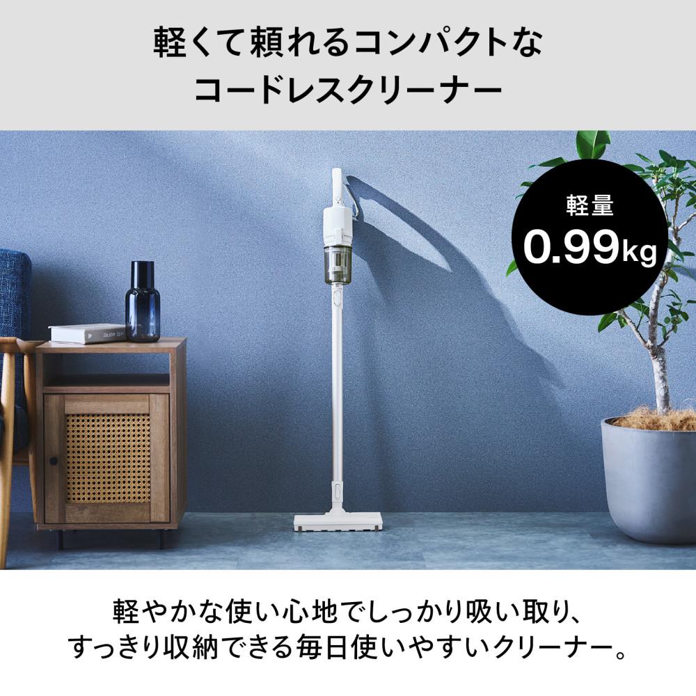 ツインバード コードレススティック型クリーナー 掃除機 TC-E187W