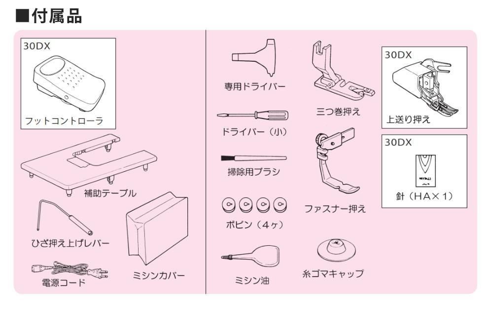 レビュー特典)（11大特典セット）JUKI 職業用ミシン シュプール30