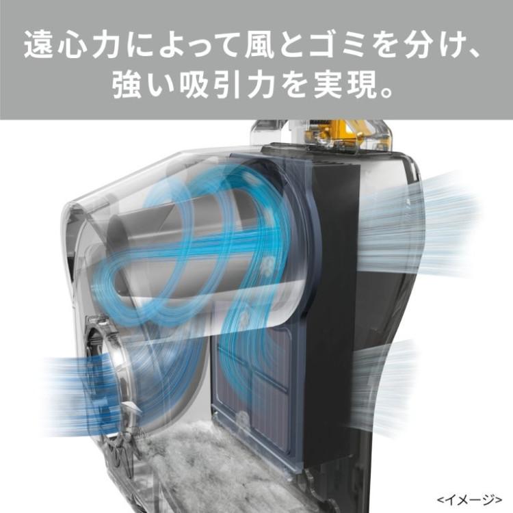三菱電機 Be-K サイクロン式 キャニスター型 掃除機 メタルグレー 日本
