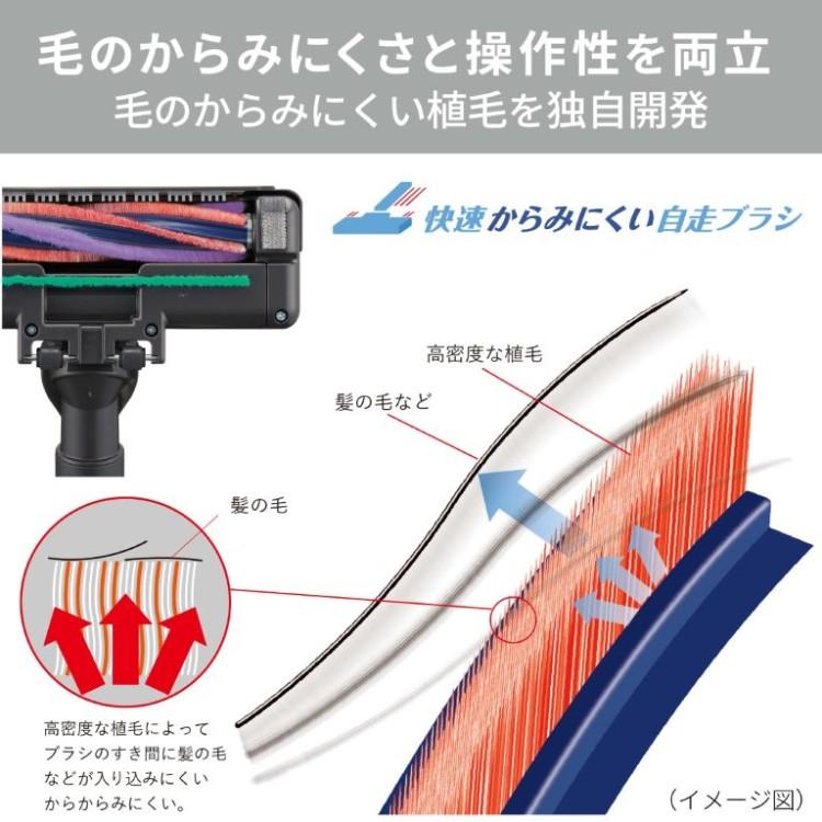 三菱電機 Be-K サイクロン式 キャニスター型 掃除機 メタルグレー 日本