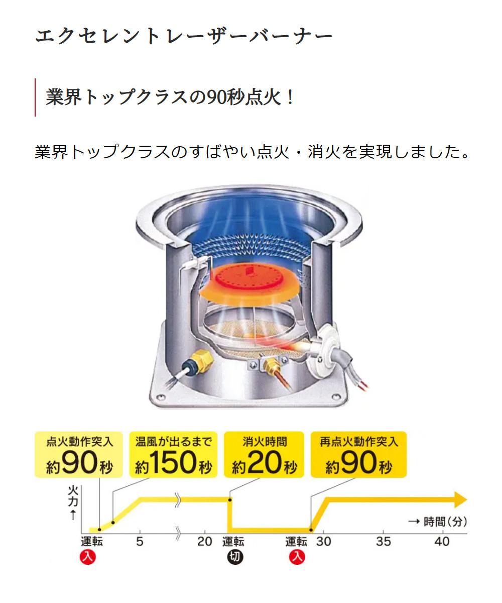 トヨトミ FF式 ストーブ FR-V3624 スタンダードモデル タンク別置き